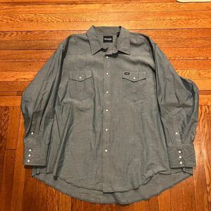 Vintage wrangler pearl snap‎ button up